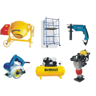 Aluguel de equipamentos para obras